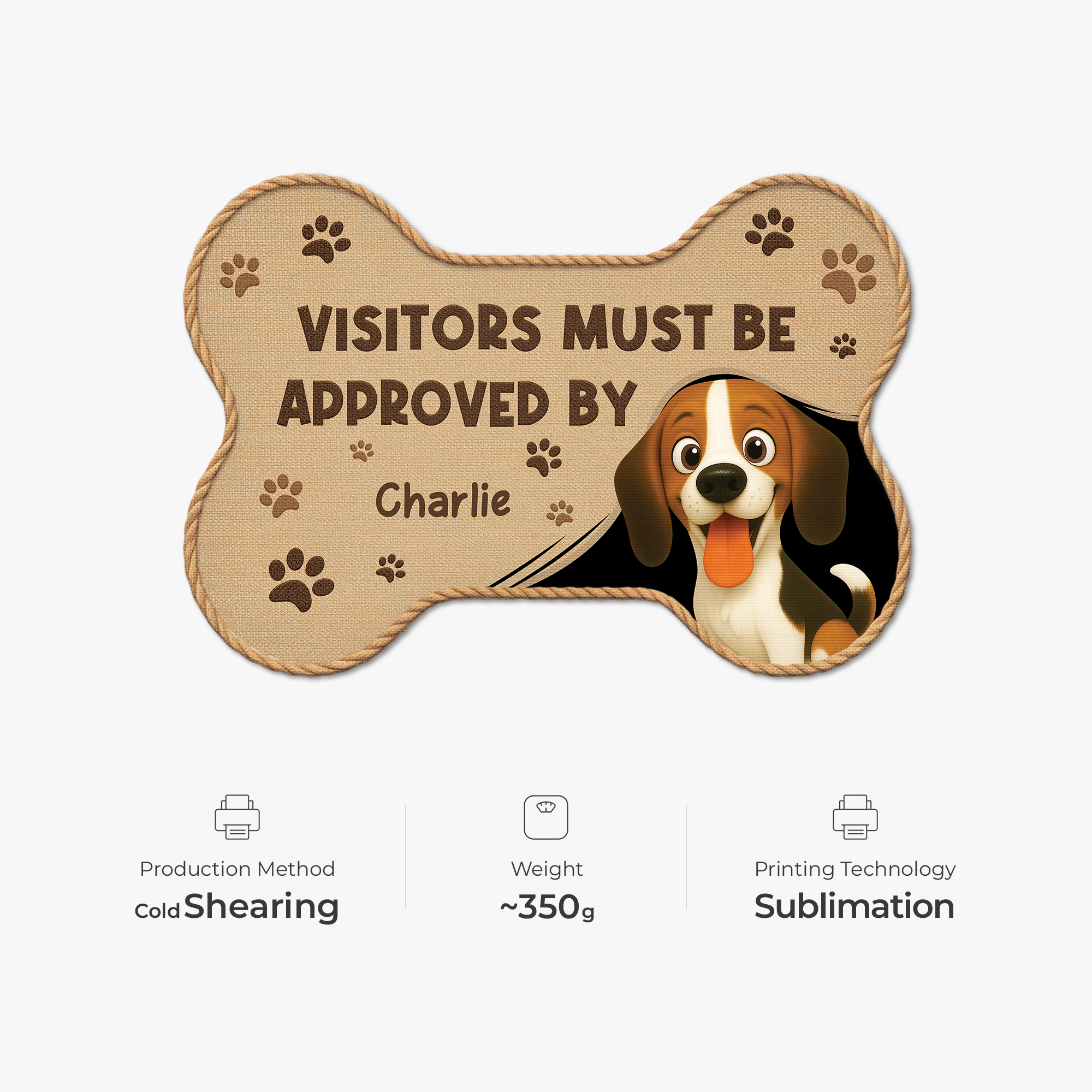 8546AUS4 custom shaped doormat personalized gifts for dog lovers 8546ad8ezc_0966ae27 3784 4289 9013 47632b1ad708