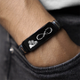 8553JUS2 bracelets with photo and names personalized gifts for couples 8553jnf5g
