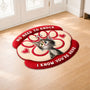 8564AUS1 no need to knock cat doormat_ custom shaped doormat for cat lovers 8564adavwd_4