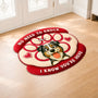 8564AUS1 no need to knock dog doormat_ custom shaped doormat for dog lovers 8564adavwc_4