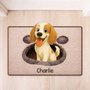 8565AUS1 3d printing effect custom shaped doormat gifts for dog lovers 8565adsfnc