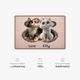 8565AUS4 3d printing effect custom shaped doormat gifts for cat lovers 8565adsfnd