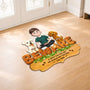 8573AUS2 custom shaped doormat a crazy dog lady and her dogs live here 8573adafbc