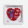 8576OUS1 she did it flower shadow box personalized graduation gifts for her 8576oaezs