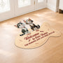 8579AUS2 welcome cat doormat custom shaped doormat gifts for cat owners 8579ad6pcd