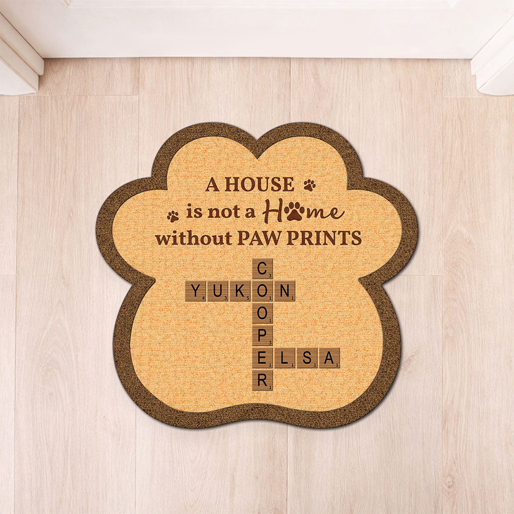 8583AUS1 custom shaped doormat crossword gifts for pet lovers 8583adnvcc_2