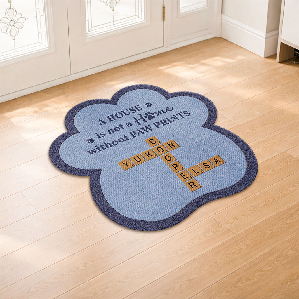 8583AUS1 custom shaped doormat crossword gifts for pet lovers 8583adnvcc_3