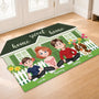 8592AUS2 custom shaped doormat home sweet home doormat gift for family 8592adcpti