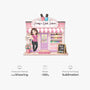 8593AUK4 3d printing effect personalised nail salon custom shaped doormat for her 8593adclca