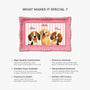 8596AUS6 3d printing effect picture frame custom shaped doormat gifts for dog lovers 8596adcklc