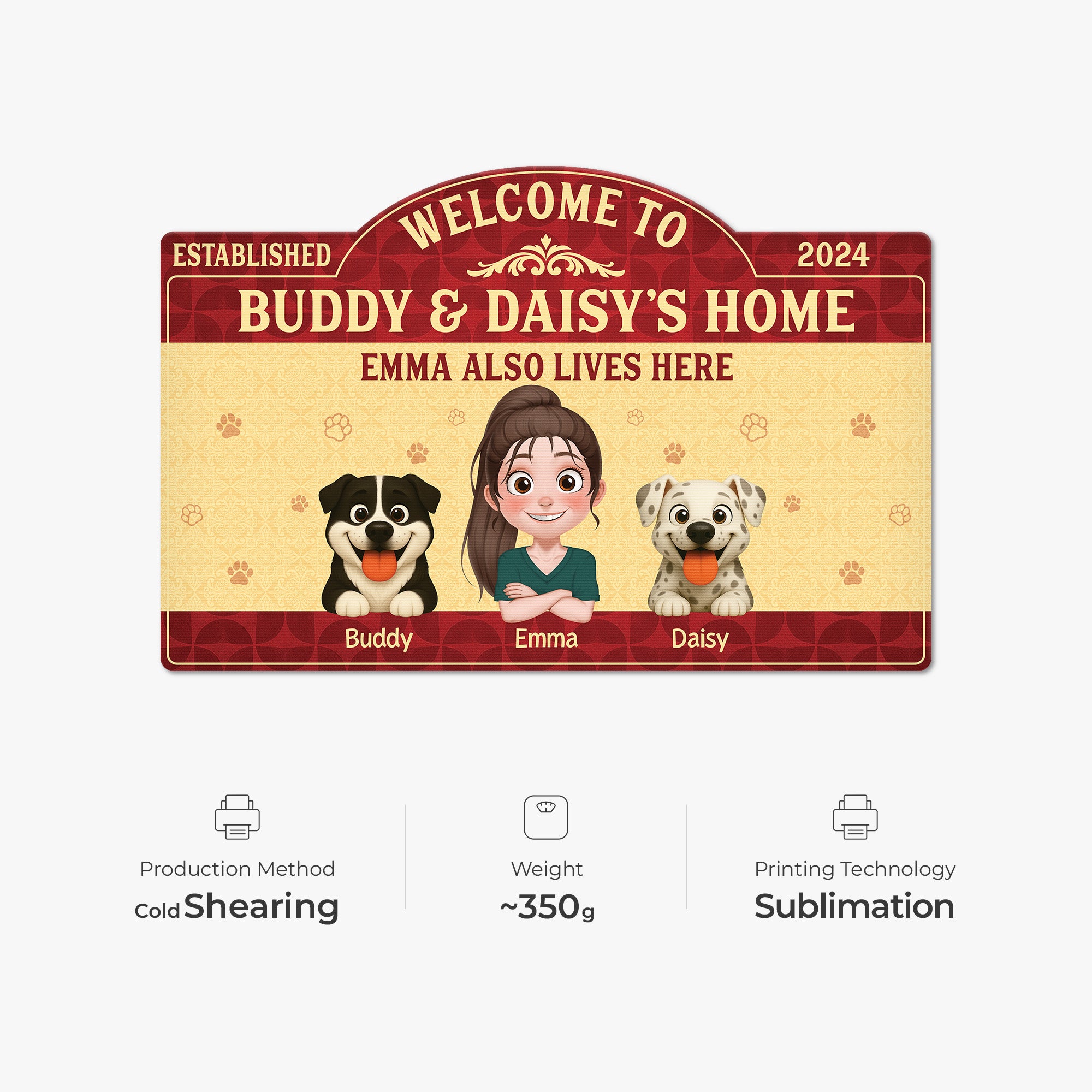 8609AUS1 custom shaped doormat personalized gifts for dog owners 8609adavmc_4
