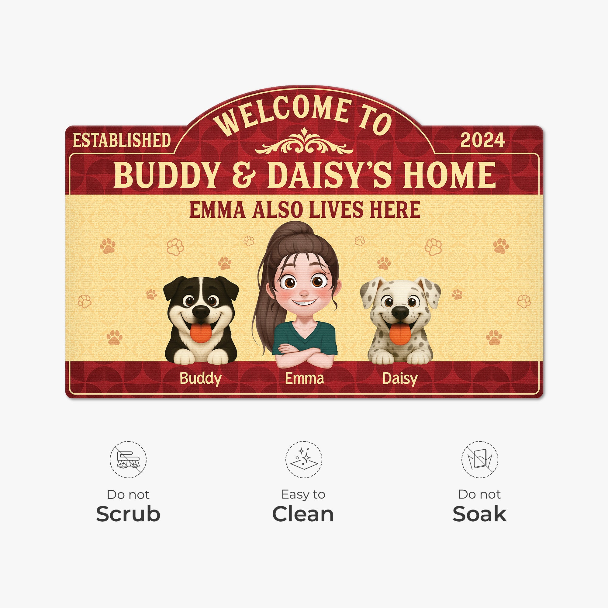 8609AUS1 custom shaped doormat personalized gifts for dog owners 8609adavmc_5