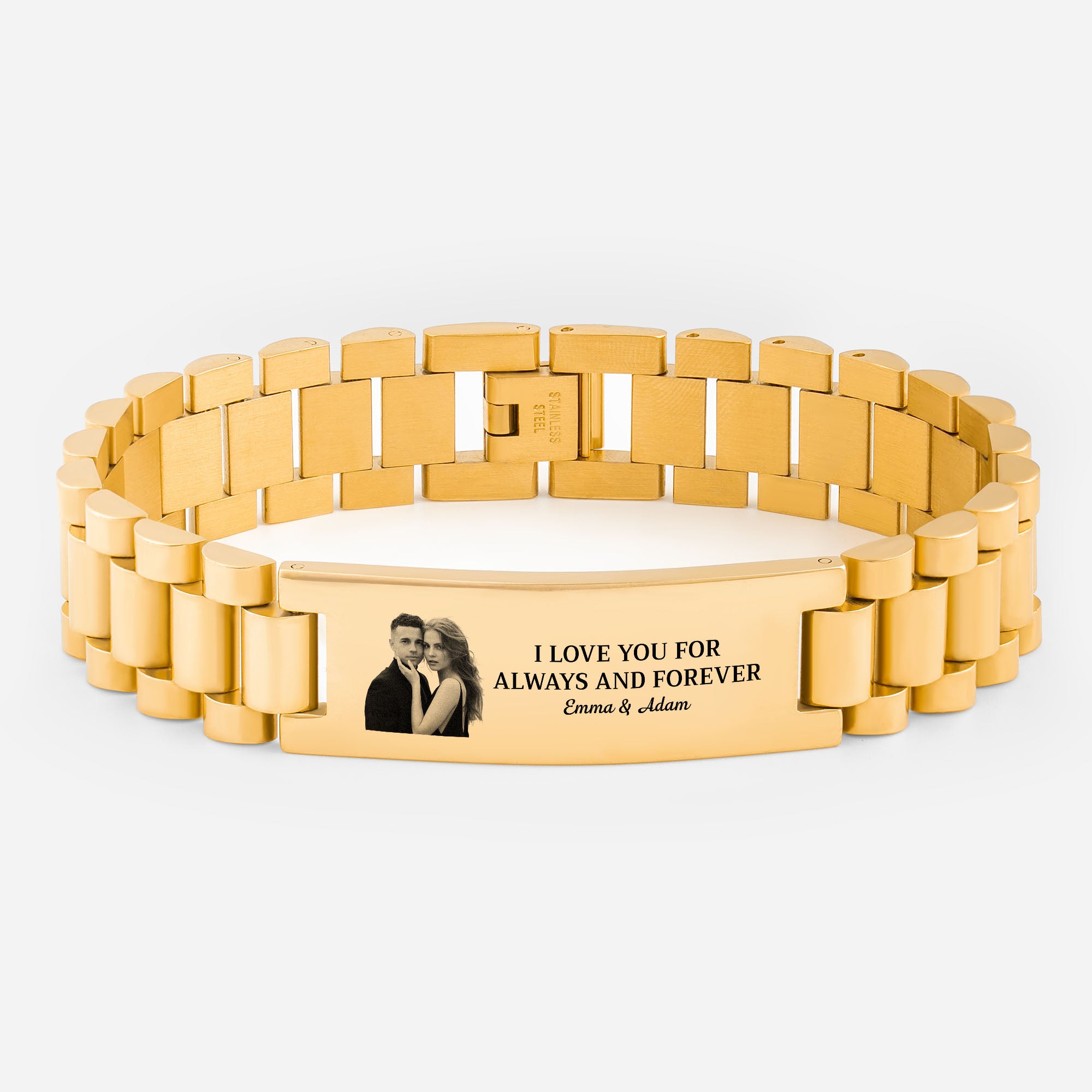8612JUS1 personalized mens watchband bracelet photo gifts for couples 8612j8v5g_1