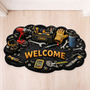 8613AUS1 3d printing effect custom shaped doormat garage gifts for dadgrandpa 8613adtdrb