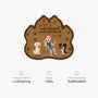 8616AUS4 custom shaped doormat personalized dog gifts for owners 8616adayrc
