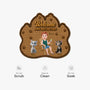 8616AUS5 custom shaped doormat personalized cat gifts for owners 8616adayrd