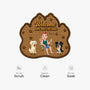 8616AUS5 custom shaped doormat personalized dog gifts for owners 8616adayrc