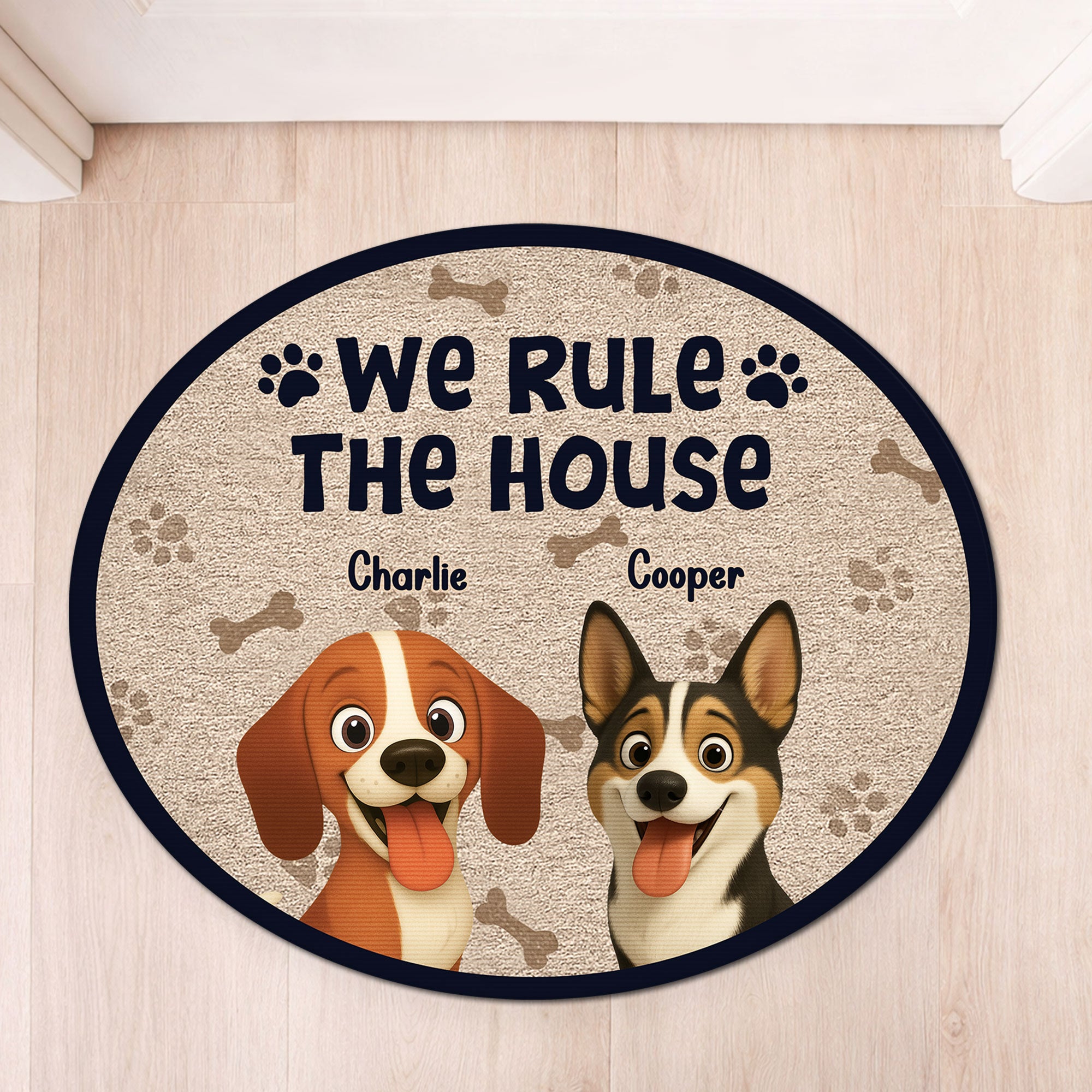 8626AUS1 dog custom shaped doormat personalized gifts for dog lovers 8626ad8yrc