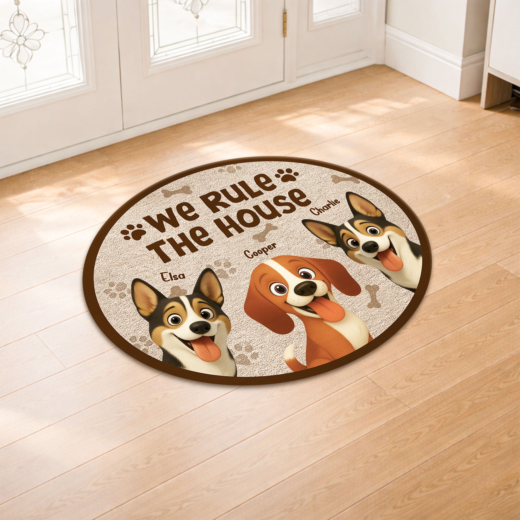8626AUS2 dog custom shaped doormat personalized gifts for dog lovers 8626ad8yrc