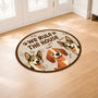 8626AUS2 dog custom shaped doormat personalized gifts for dog lovers 8626ad8yrc