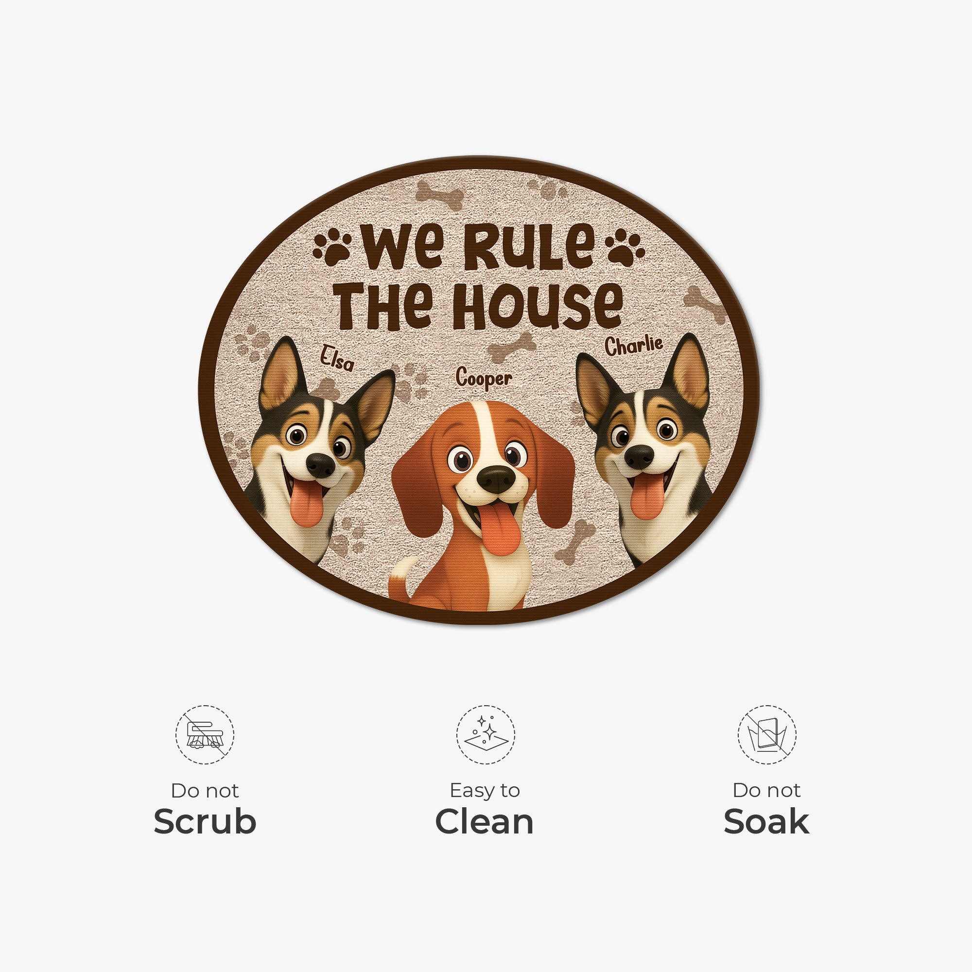 8626AUS5 dog custom shaped doormat personalized gifts for dog lovers 8626ad8yrc