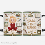 8632MUS1 3d printing effect shhh im reading mug custom book lover gifts for himher 8632m8cza