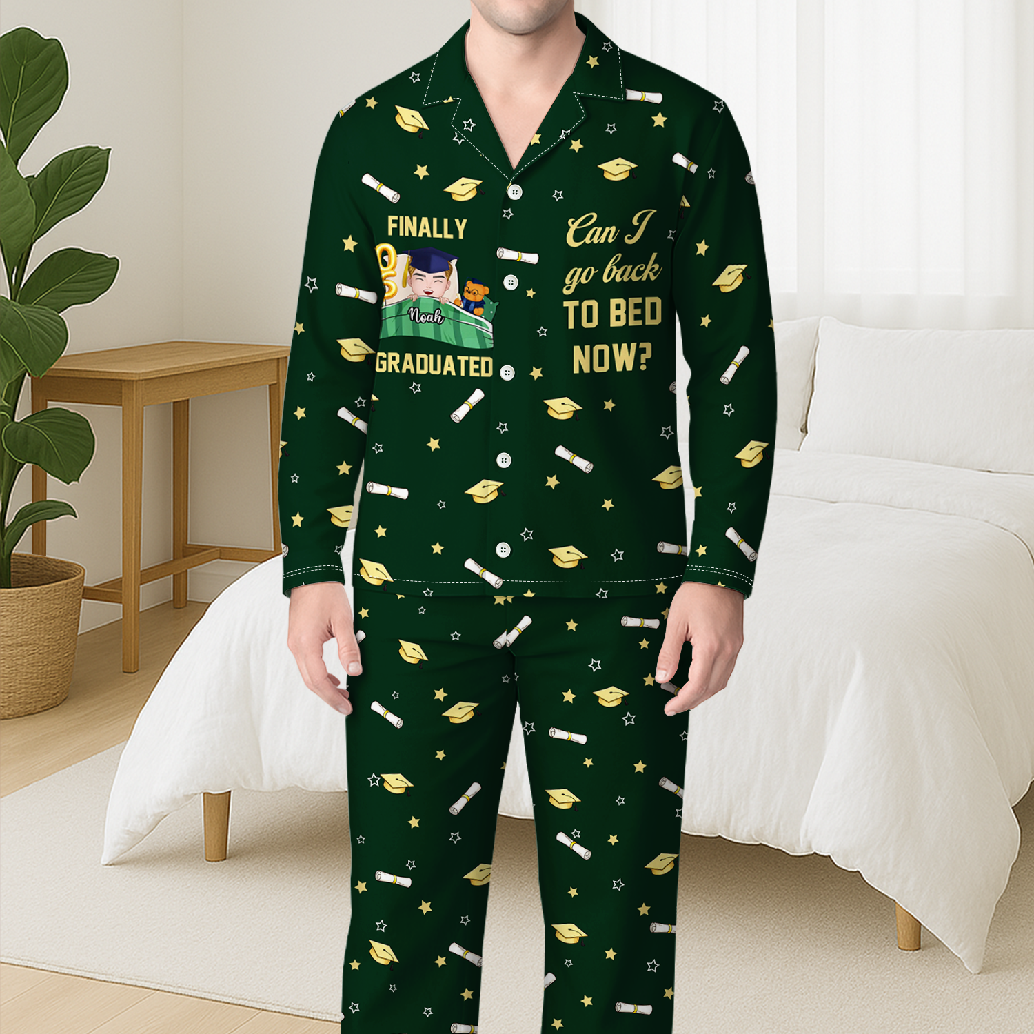 8636VUS3 funny graduation pajamas_ personalized graduation gifts for himher 8636v6kma