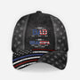 8658JUS1 first dad now grandpa hat personalized 4th of july gifts for dadmom 8658jspmb