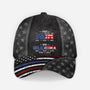 8658JUS2 first dad now grandpa hat personalized 4th of july gifts for dadmom 8658jspmb