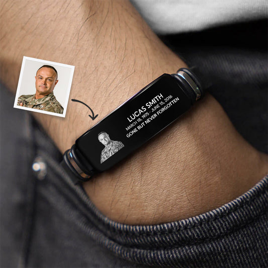 8669JUS2 personalized memorial bracelets memorial day gifts 8669j8pzb