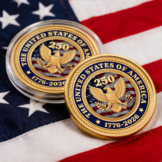 8691MUS2 america 250th anniversary coin personalized gifts for 4th of july 8691mjsvma