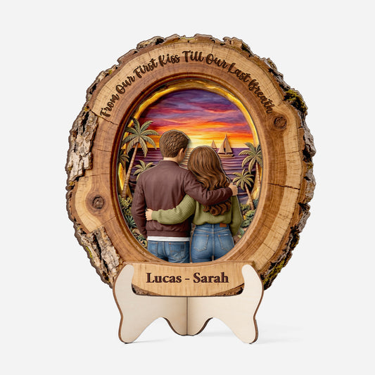 8721QUS1 3d printing effect personalized wooden plaques gifts for old couples 8721qapwg