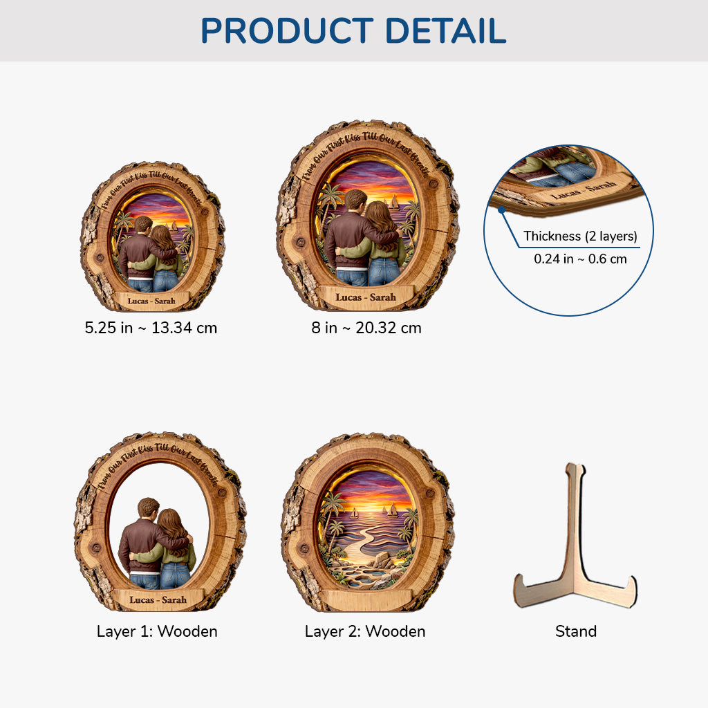 8721QUS3 3d printing effect personalized wooden plaques gifts for old couples 8721qapwg