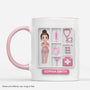 8728MUS1 3d printing effect nurse mug personalized gifts for a nurse 8728macsn_29b692a2 56f9 44ae 9959 dedd4ca5ff39