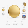 8735MUS3 3d printing effect custom commemorative coins gifts for brotherfriend 8735mj3fmb