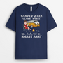 8745AUS2 camper queen shirt personalized camping gifts for women 8745a8fca