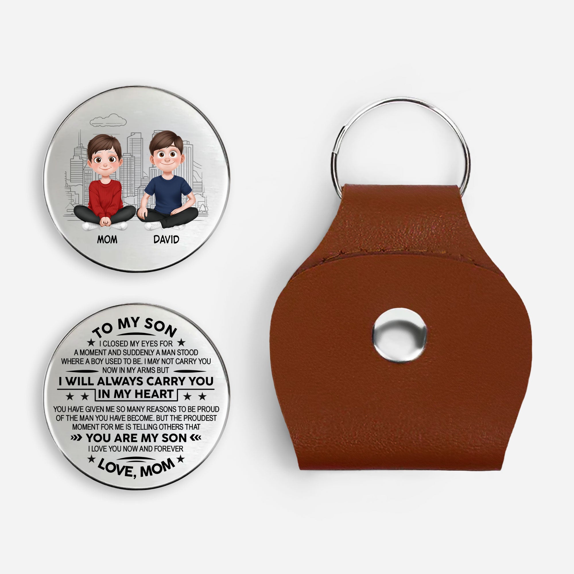 I Will Always Carry You In My Heart Pocket Hug - Custom Gifts for Daug ...