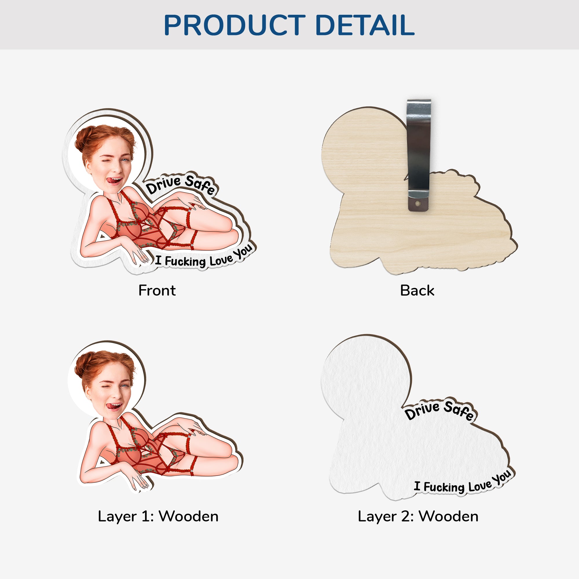 8764GUS3 photo car visor clip_ funny personalized gifts for boyfriendhusbandcouples 8764g8hzb