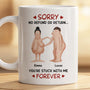 8768MUS2 youre stuck with me forever mug personalized gifts for couples 8768mcdzg