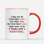 8769MUS1 personalized couple mugs i just want to be your last everything_ 8769mcvhg_3