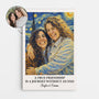 8772CUS1 turn your photo into van gogh art custom canvas best friend gifts 8772ccpcf