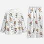 8780VUS2 personalized pajama set gifts for momdad with kids names 8780vtkaa