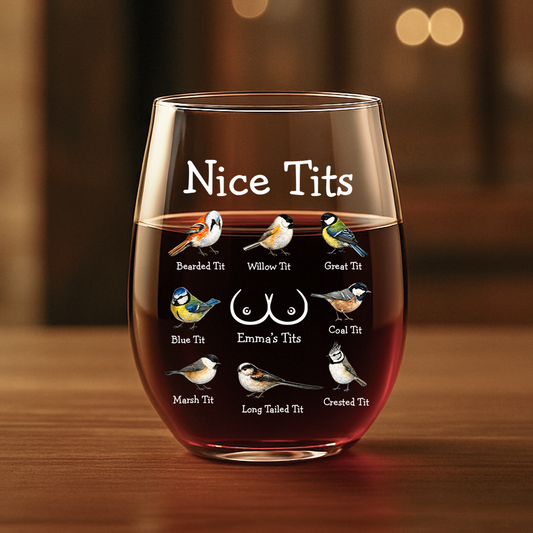 8798IUS1 nice tits bird wine glass_ funny personalized gifts for wifecouples 8798inhwg