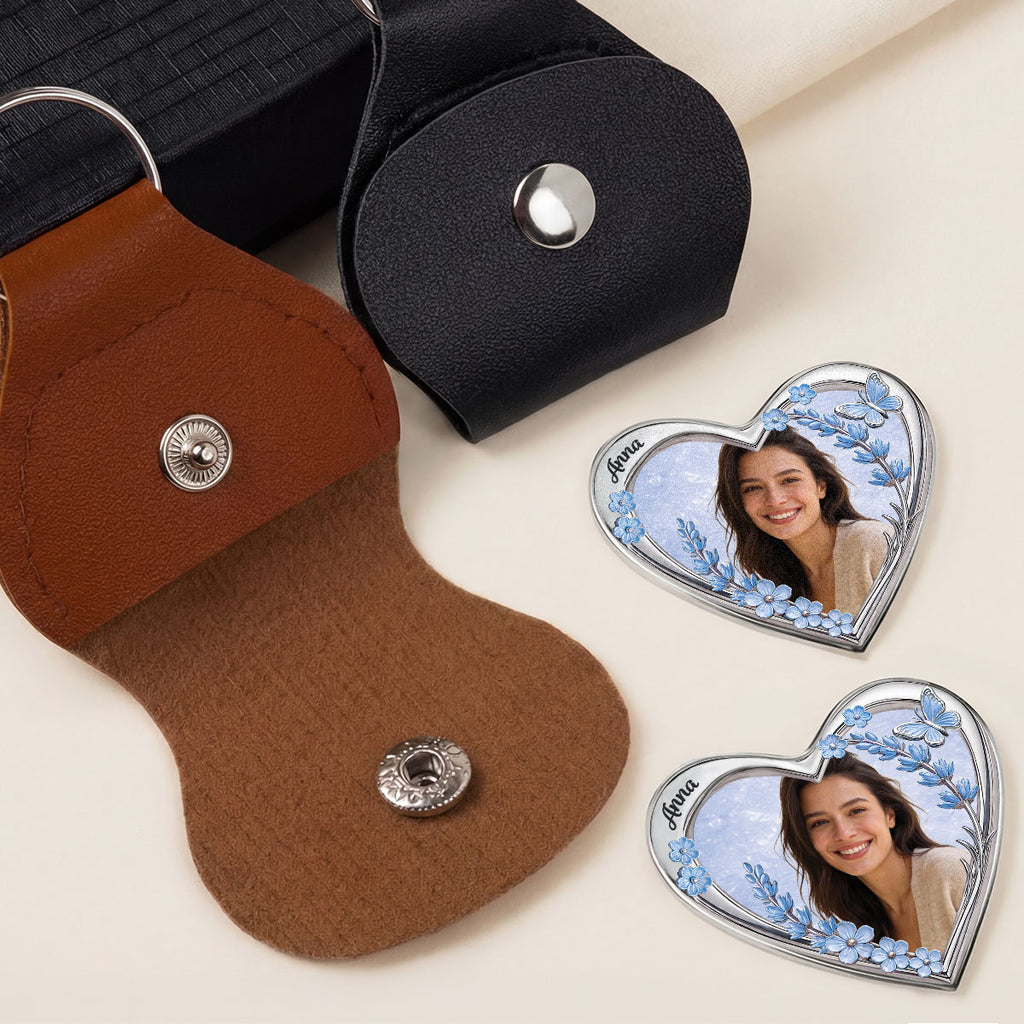 8803AUS2 flower pocket hug heart token personalized gifts for her 8803aj8fla