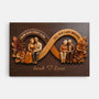 8840CUS1 3d printing effect custom couple canvas from our first kiss till our last breath_ 8840ctqwg