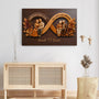 8840CUS3 3d printing effect custom couple canvas from our first kiss till our last breath_ 8840ctqwg
