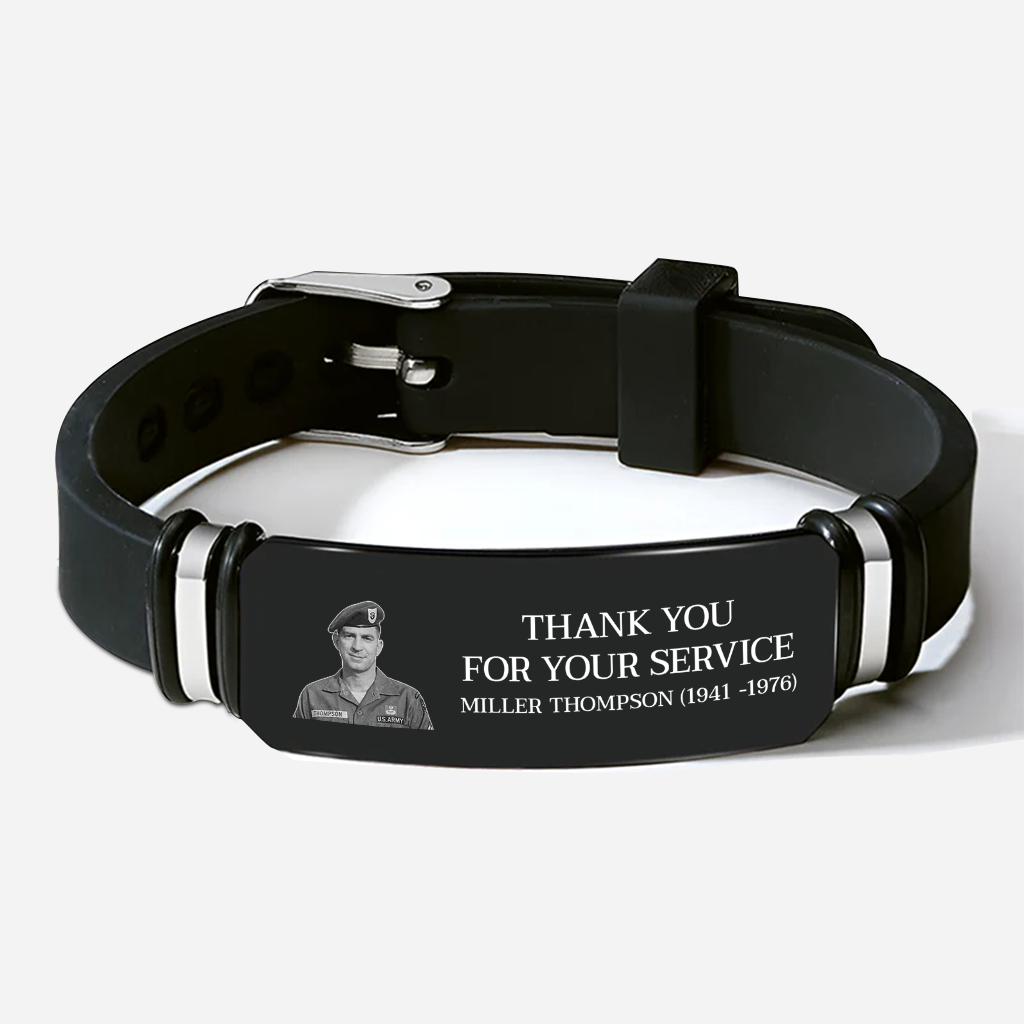 8842JUS1 personalized memorial bracelet with picture_ america 250 gifts for 4th of july 8842jsfzb
