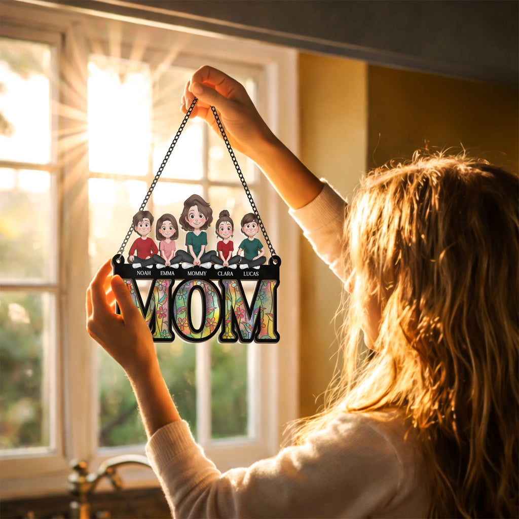 8851UUS2 3d printing effect personalized suncatcher for mom_ mothers day gift 8851unlma