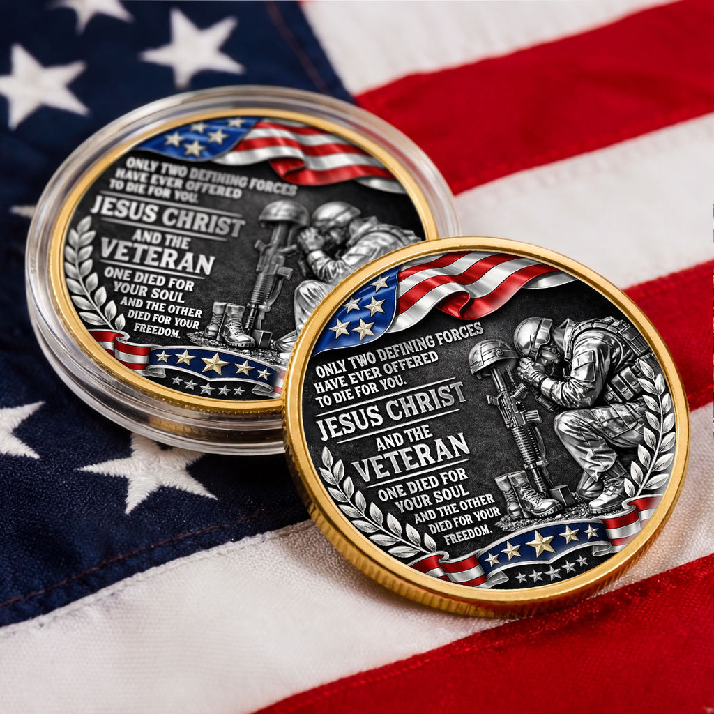 8870MUS2 american veteran commemorative coin personalized 4th of july gifts with photo 8870mjcdmb