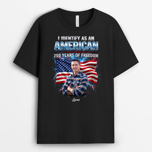 8872AUS1 i identify as an american shirt_ custom 250th anniversary gifts for 4th of july 8872a3sdwb